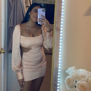 Oh Polly Satin Dress